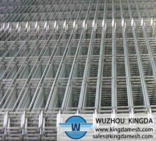 Reinforcing rebar welded wire mesh