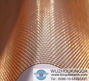 Copper mesh screen