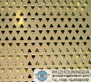 Brass perforated sheet