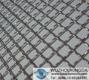 Electro galvanized crimped mesh