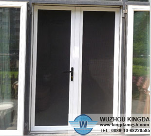 Mesh screen door