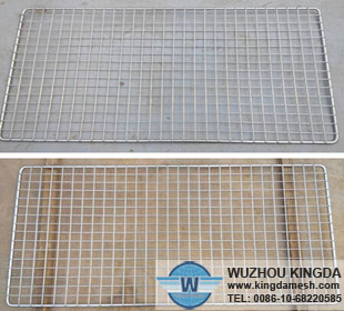 Metal wire mesh cooling rack
