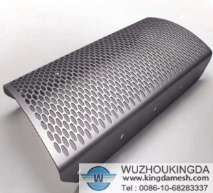 Elliptical hole perforated sheet