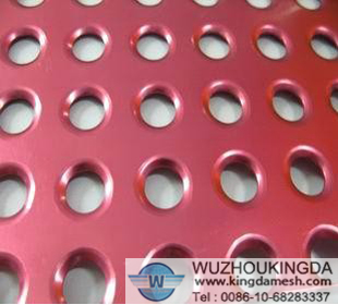 Stainless steel perforated mesh