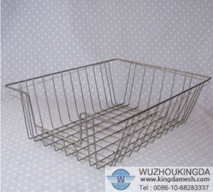 Wire basket for paper