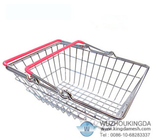 Small wire shopping basket