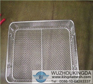 Stainless steel mesh basket