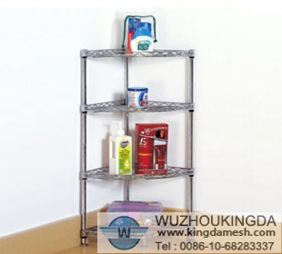 Bathroom metal rack