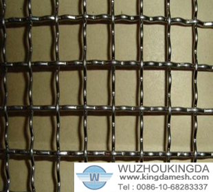Brass crimped wire netting