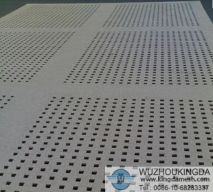 Mini hole perforated plate