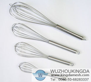 Wire mesh egg beaters