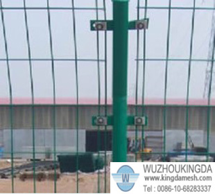 Double wire welded wire mesh panel