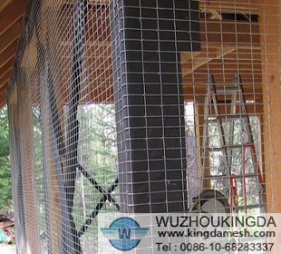 Welded wire mesh wall