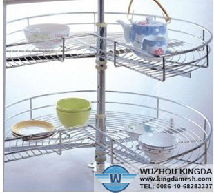 Kitchen metal wire storage basket