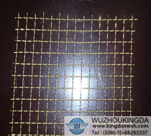 copper crimped wire mesh