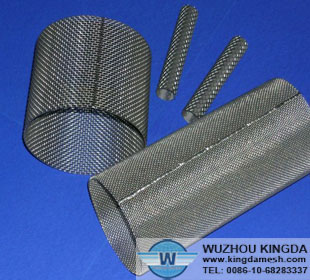 Filter wire mesh tube