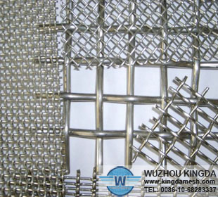 Steel crimped wire netting