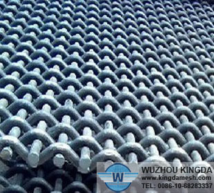 Crimped wire mesh screen