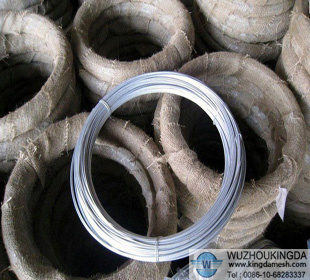 Coil galvanized wire