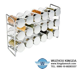 Metal spice racks