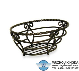 Metal wire bowl