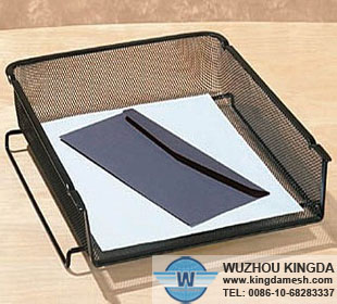 Metal wire mesh tray