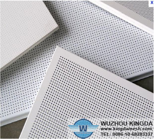 Micro perforated steel panels