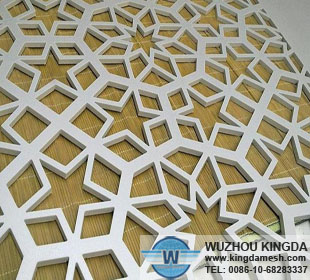 Powder coated perforated sheet