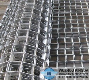 Stainless steel conveyor belt