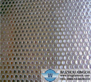 Hot-dipped galvanized perforated plate