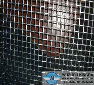 Galvanized woven crimped wire mesh