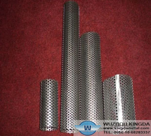 Perforated aluminium tube