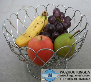 Metal wire food basket