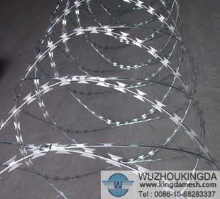 concertina razor wire coil