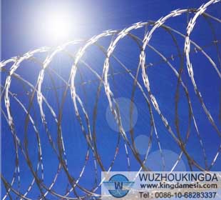 Concertina Single Coil razor wire