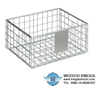 Stainless wire mesh basket