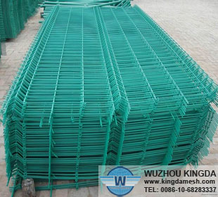 PVC coated welded wire mesh panel