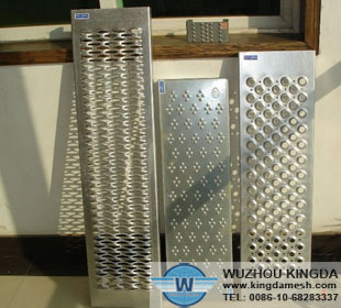 Decorative aluminum sheets perforated