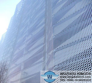 Decorative perforated sheet metal