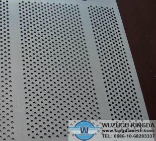 Stainless steel punched hole mesh
