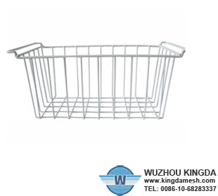 Wire deep freezer baskets