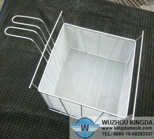 Stainless steel wire mesh shaker basket