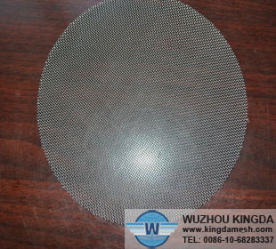 Woven mesh filter disc