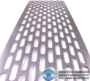 Metal slotted mesh