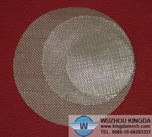 Stainless steel wire mesh filter disc