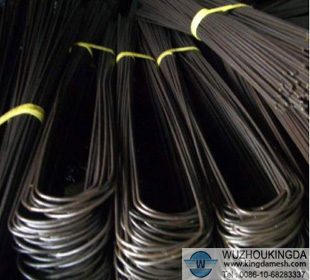 Black annealed U type wire