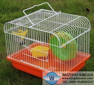 Wire hamster cage