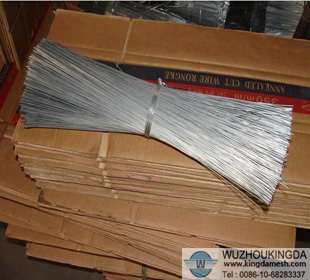 Galvanized straight cut wire