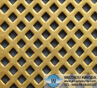 Aluminum perforated metal mesh