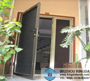 Stainless steel anti-theft window and door screen